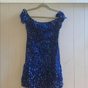 Zara smocked mini dress